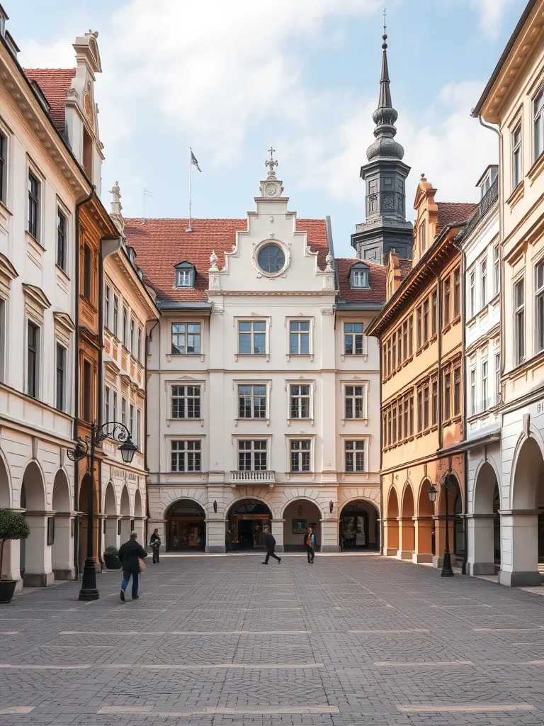 A professional architectural photograph of Szombathely main